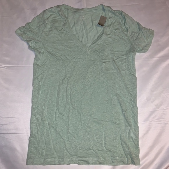 Mint V-neck Tee - Picture 1 of 1